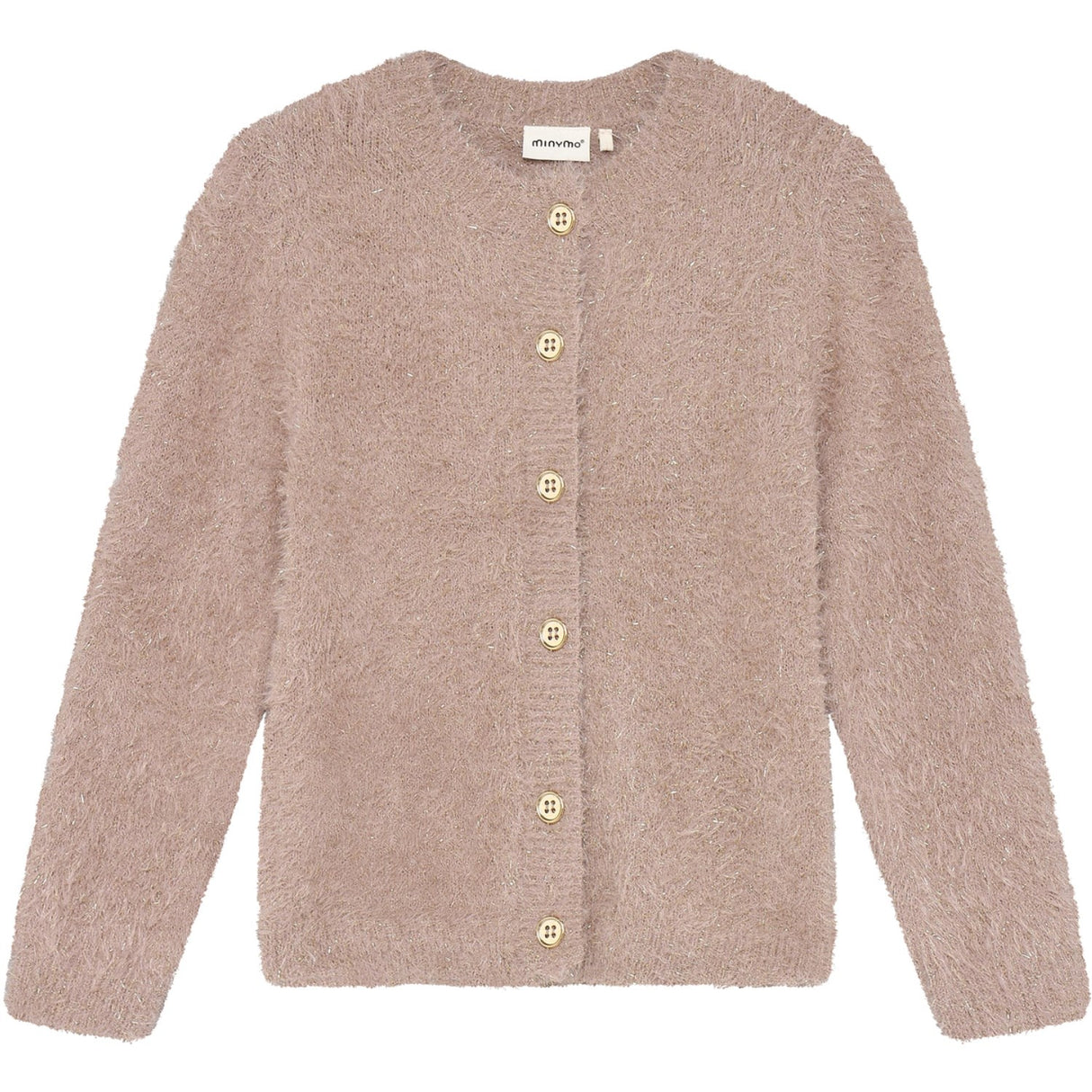 Minymo Bark Cardigan Strik M/ Glitter
