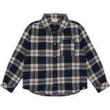 Minymo Dark Sapphire Skjorte Ls Check