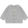 FIXONI Flint Gray Melange Cardigan Strik
