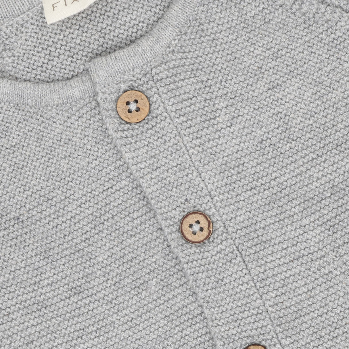 FIXONI Flint Gray Melange Cardigan Strik