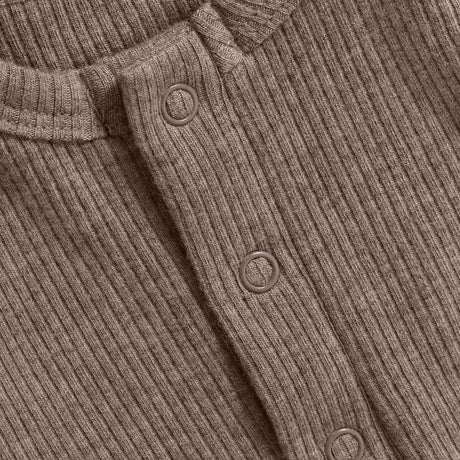 FIXONI Mountain Trial Melange Romper Ls Melange Rib
