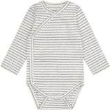 FIXONI Flint Gray Melange Slå-om Body Ls Rib