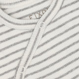 FIXONI Flint Gray Melange Slå-om Body Ls Rib