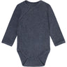 FIXONI Vintage Indigo Melange Slå-om Body Ls Melange Rib