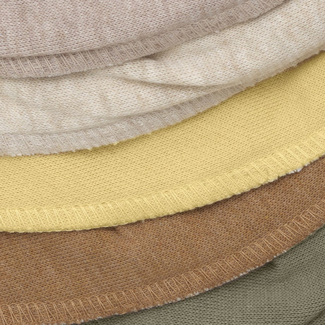 Pippi Straw Bandana Hagesmæk - Solid  (5-Pack)