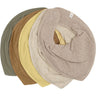 Pippi Straw Bandana Hagesmæk - Solid  (5-Pack)
