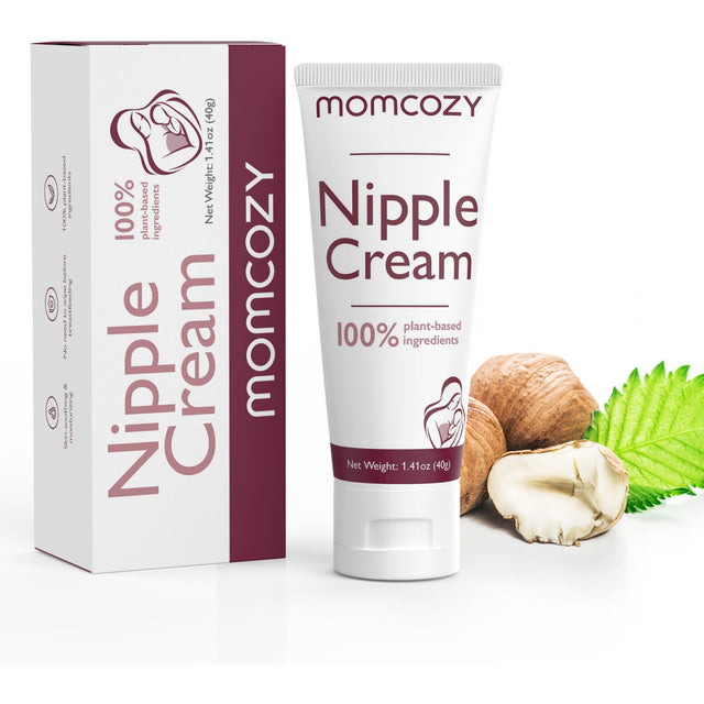 Momcozy 100% Natural Brystvorte Creme, Vegan Lanolin-free Brystvorte Butter