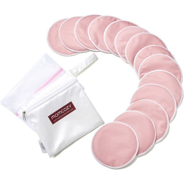Momcozy Natural Reusable Ammebrikker 14-Pack Tyk