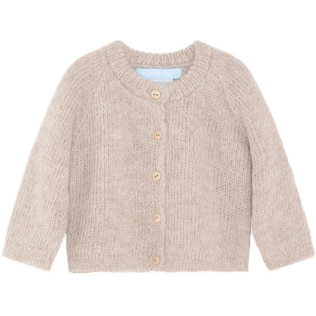 Serendipity Oat Milk Baby Alpaca Suri Cardigan