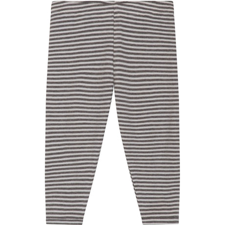 Serendipity Soil/Offwhite Baby Leggings Stripe