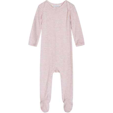 Serendipity Orchid/Offwhite Baby Dragt Stripe