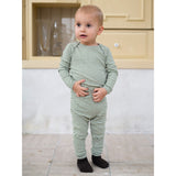 Serendipity Moss/Offwhite Baby Body Stripe