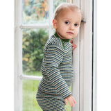 Serendipity Myrtle Stripe Baby Rib Bluse