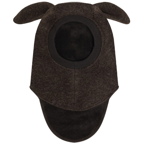 Huttelihut Dark Brown Melange Elefanthue Ears Uld