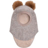 Huttelihut Camel Melange Elefanthue Uld Alpaca Pompoms