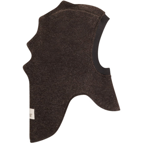 Huttelihut Dark Brown Melange Elefanthue Triangles Uld