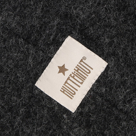 Huttelihut Dark Grey Melange Elefanthue Triangles Uld