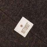 Huttelihut Dark Brown Melange Elefanthue Triangles Uld