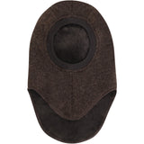 Huttelihut Dark Brown Melange Elefanthue Triangles Uld