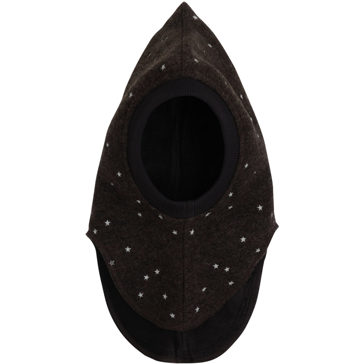 Huttelihut Dark Brown Melange Elefanthue Emb. Uld
