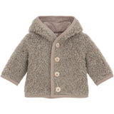 Huttelihut Camel Melange Jakke Pixie Uld Bamse M/ Lin