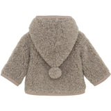 Huttelihut Camel Melange Jakke Pixie Uld Bamse M/ Lin