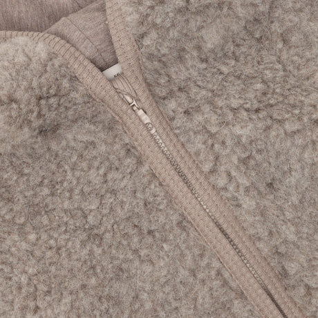 Huttelihut Camel Melange Køredragt Uld Bamse M/ Lining