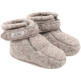 Huttelihut Camel Melange Støvler Uld M/ Velcro
