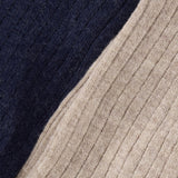 Huttelihut Dark Navy Uld Rib Stockings 2-Pak