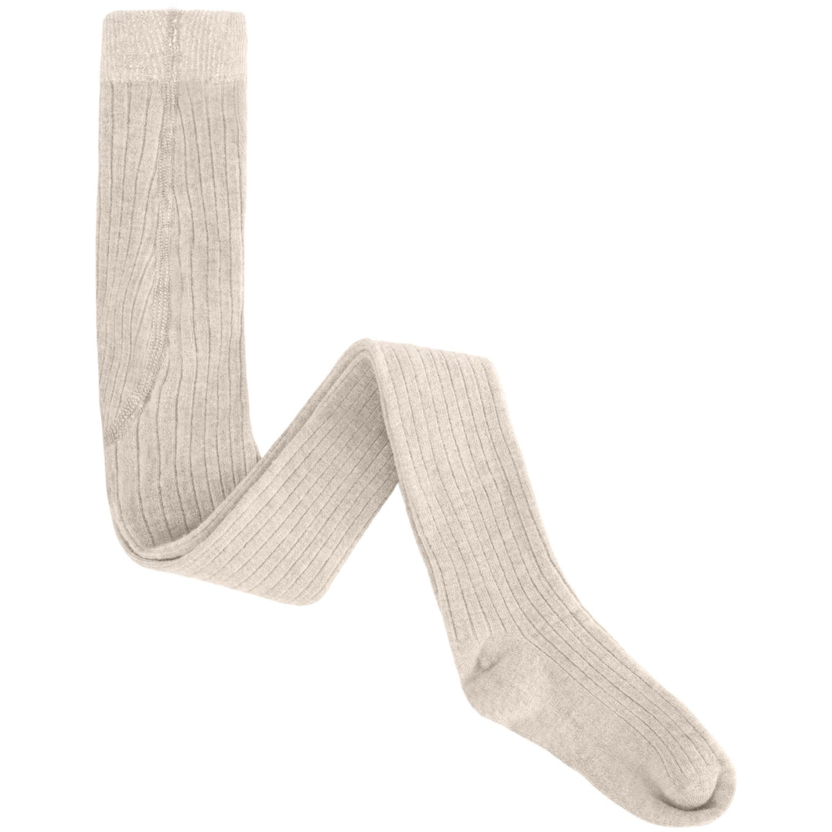 Huttelihut Camel Melange Uld Rib Stockings 2-Pak