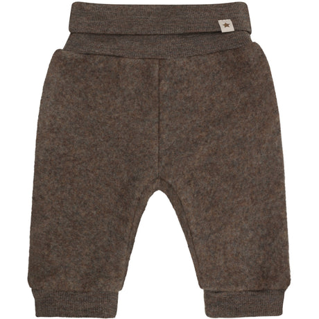 Huttelihut Brown Melange Bukser Uld Fleece