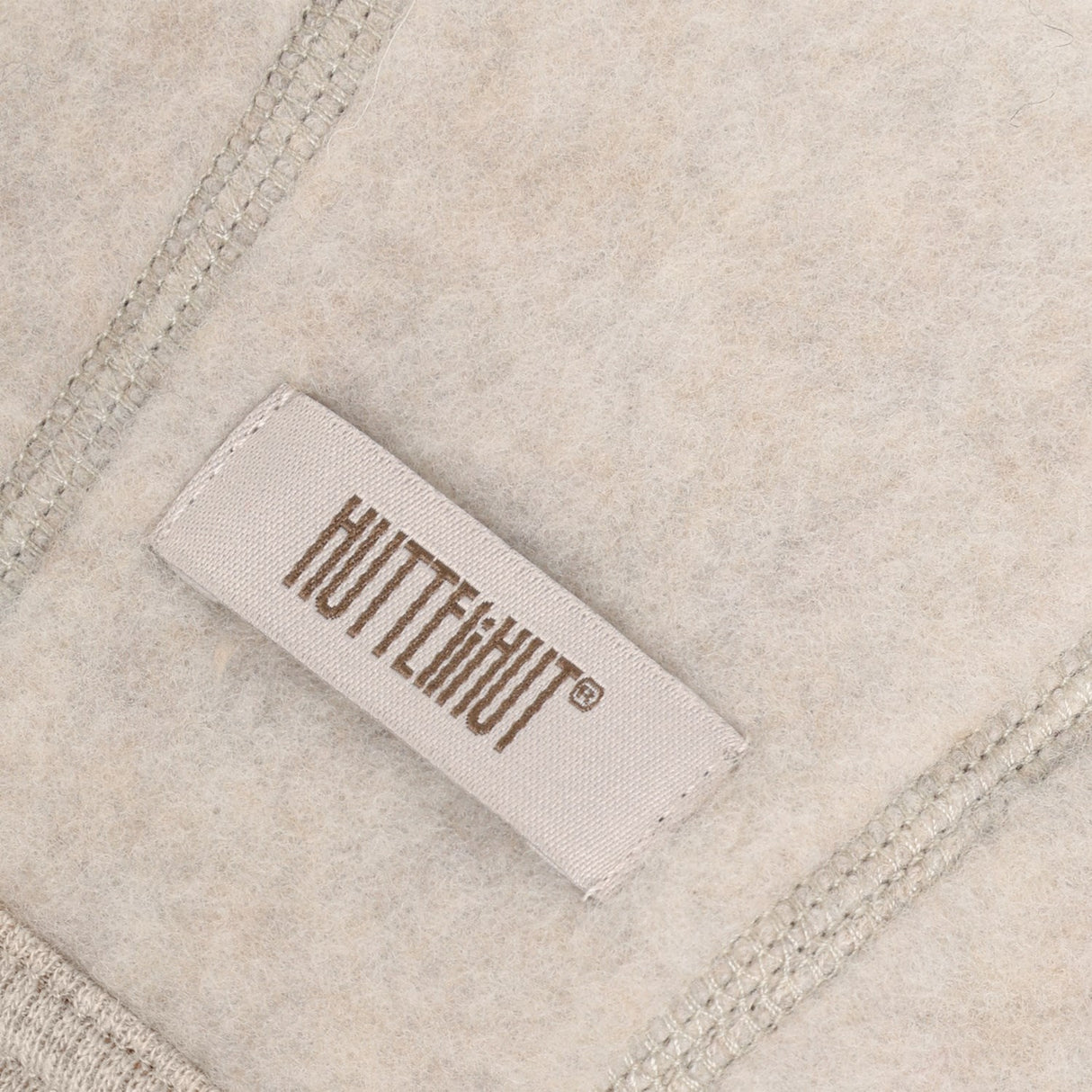 Huttelihut Camel Melange Bonnet Uld Fleece