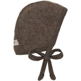 Huttelihut Brown Melange Bonnet Uld Fleece
