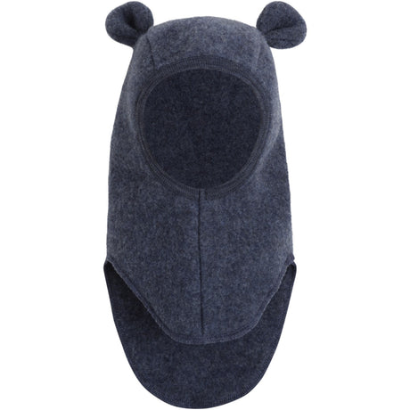 Huttelihut Ombre Blue Melange Elefanthue Ears Uld Fleece