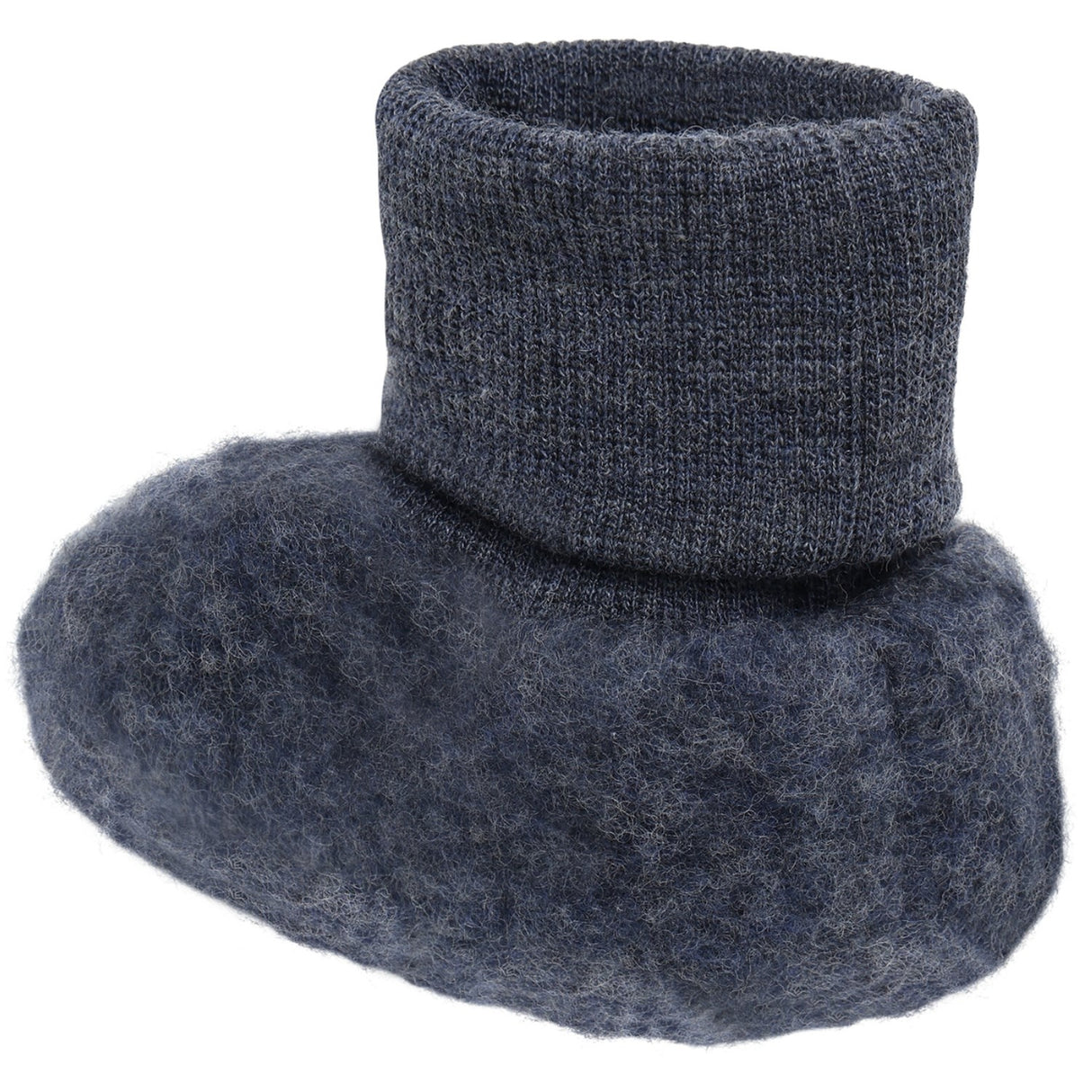 Huttelihut Ombre Blue Melange Footies Uld Fleece 2-Layer