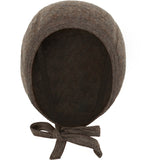 Huttelihut Brown Melange Bonnet Uld Fleece