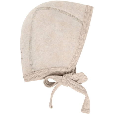 Huttelihut Camel Melange Bonnet Uld Fleece