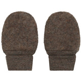 Huttelihut Brown Melange Vanter Uld Fleece