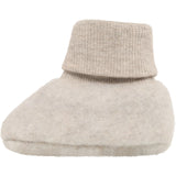 Huttelihut Camel Melange Footies Uld Fleece