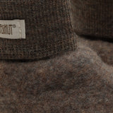 Huttelihut Brown Melange Footies Uld Fleece