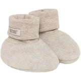 Huttelihut Camel Melange Footies Uld Fleece