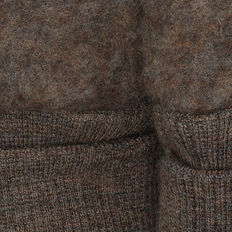 Huttelihut Brown Melange Vanter Uld Fleece