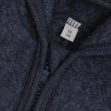 Huttelihut Ombre Blue Melange Klapvogn Dragt Ears Uld Fleece