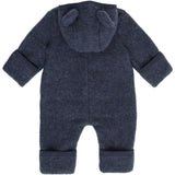 Huttelihut Ombre Blue Melange Klapvogn Dragt Ears Uld Fleece