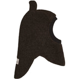 Huttelihut Dark Brown Melange Elefanthue Ears Uld