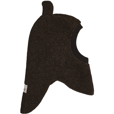 Huttelihut Dark Brown Melange Elefanthue Ears Uld
