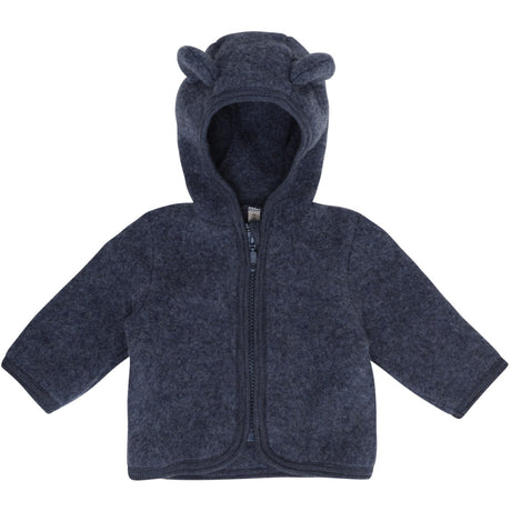 Huttelihut Ombre Blue Melange Jakke Ears Uld Fleece