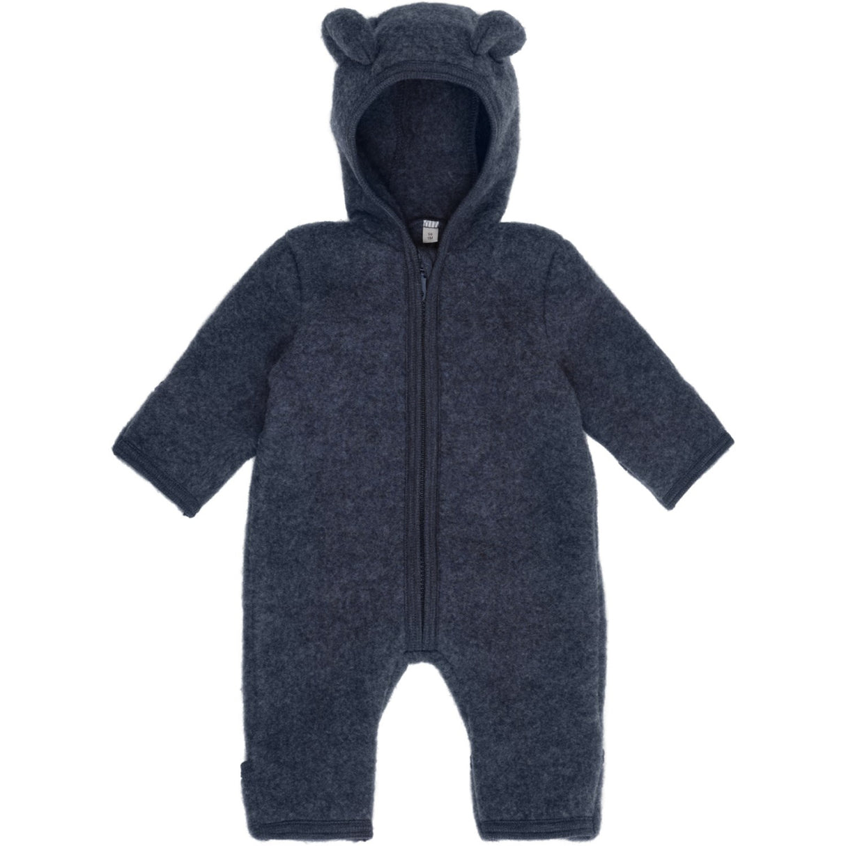 Huttelihut Ombre Blue Melange Klapvogn Dragt Ears Uld Fleece