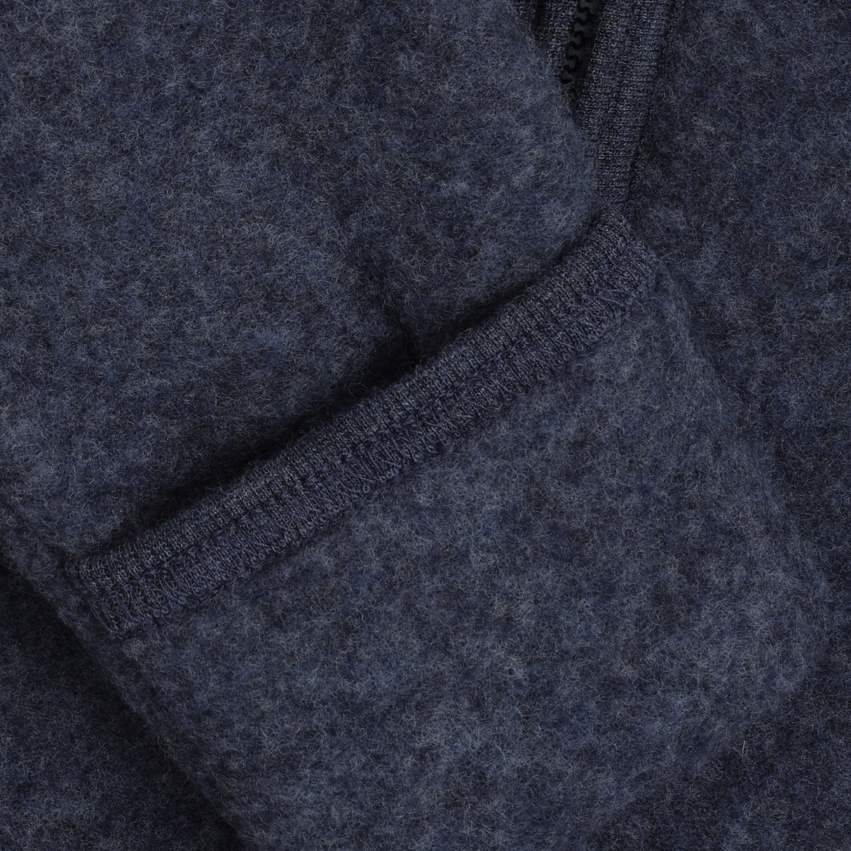 Huttelihut Ombre Blue Melange Klapvogn Dragt Ears Uld Fleece