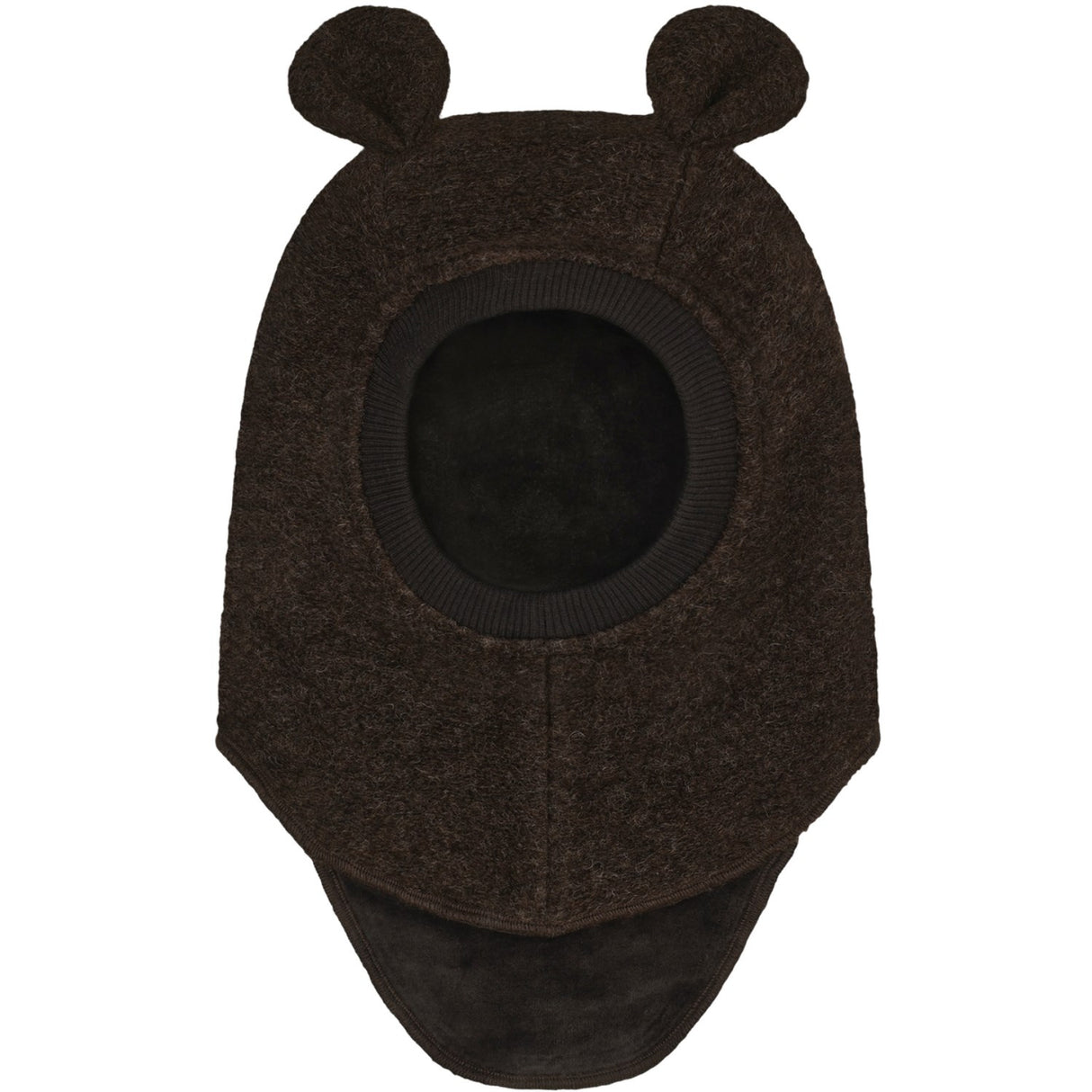 Huttelihut Dark Brown Melange Elefanthue Ears Uld